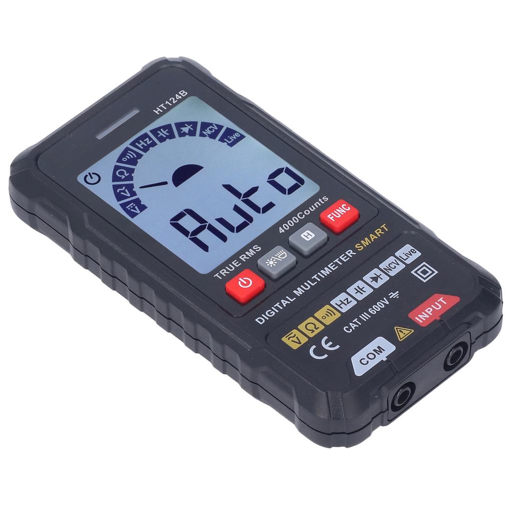 Smart Digital Multimeter Fully Automatic Detection Electronic Parameter Test Meter HT124B