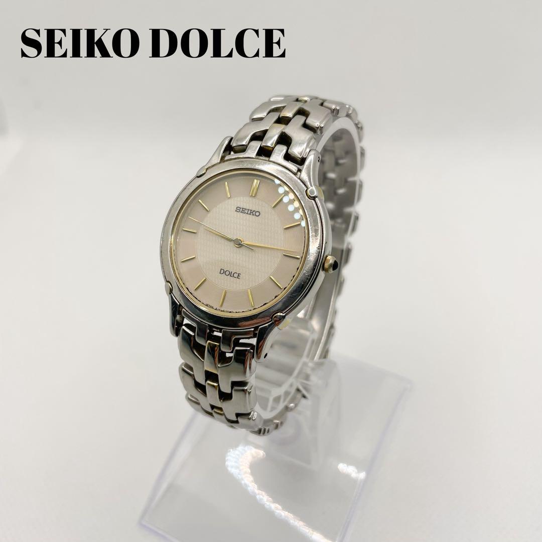 

[Б/У] SEIKO DOLCE Часы-платье из нержавеющей стали, Модель из двух частей