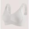 Plus Size Seamless Bra Women Large Bust Gathering Sports Bra Invisible Wireless Underwear