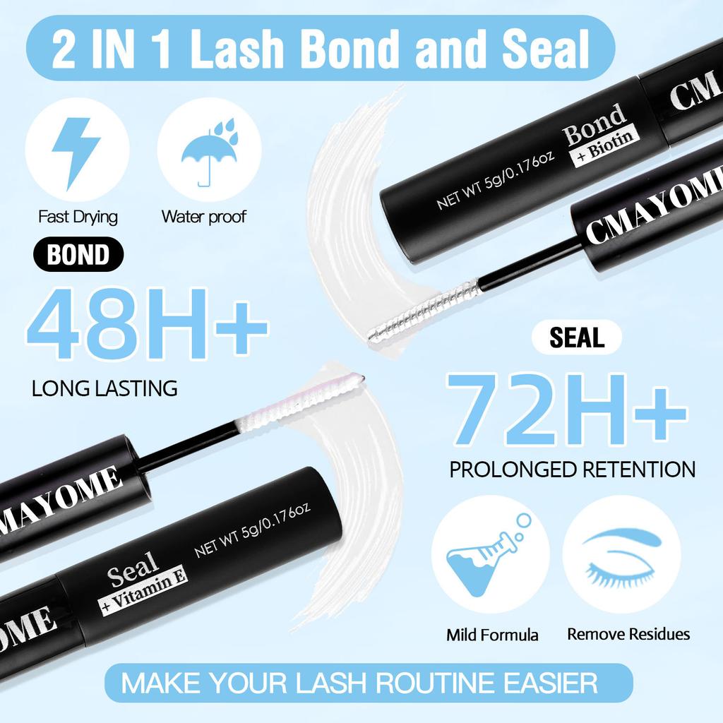 60D80D Color Single-Cluster False Eyelash Set Diy Segmented Natural Thick D-Curve Eyelashes