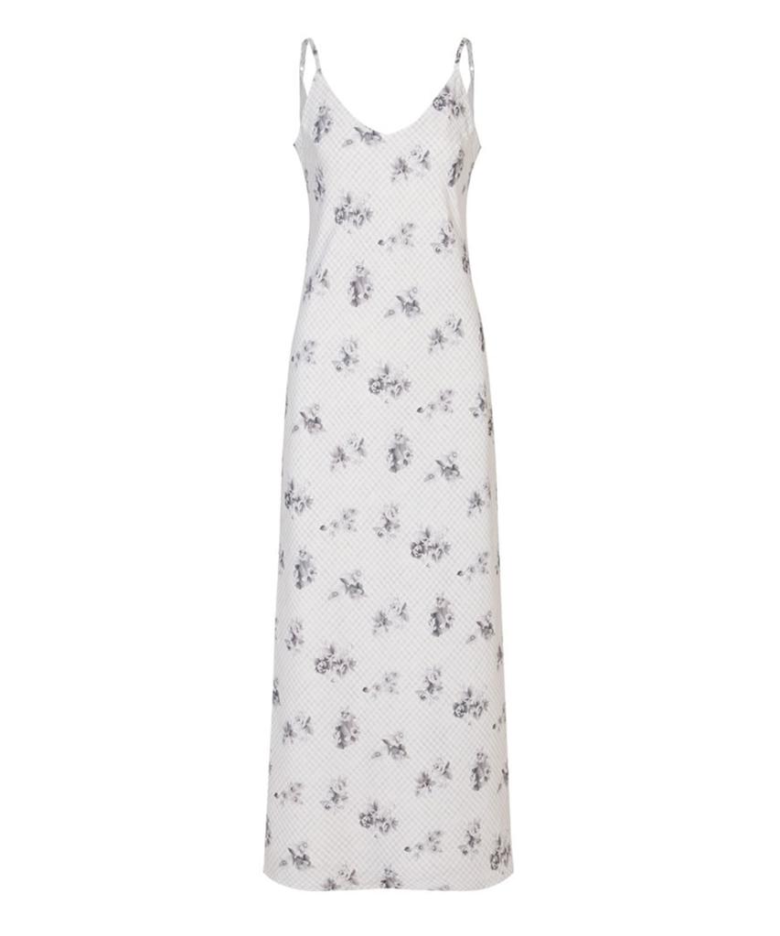 Lulu Seoul Roma Terrace Slim Dress (White)