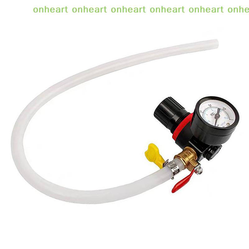 [C]Auto Coolant Water Tank Leakage Detector Universal Pressure Tester Gauge Car Cooling System Tester Radiator Durable