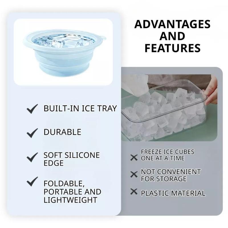Silicone Collapsible Slow Feeder Pet Bowl Food Safe Material Anti Choking Design For Outdoor Trips Home Daily Use