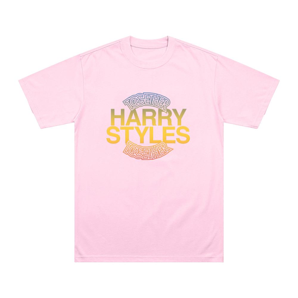 HarryStyle Together Graphic Print T Shirts Y2k Harajuku Streetwear Men and Women Short Sleeved Fashion New Cotton Loose Clothing