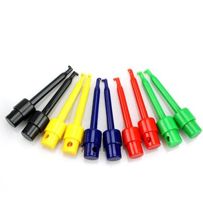 10 peças novo kit de fio de chumbo teste gancho clipe grabber teste sonda smt/smd para multímetro