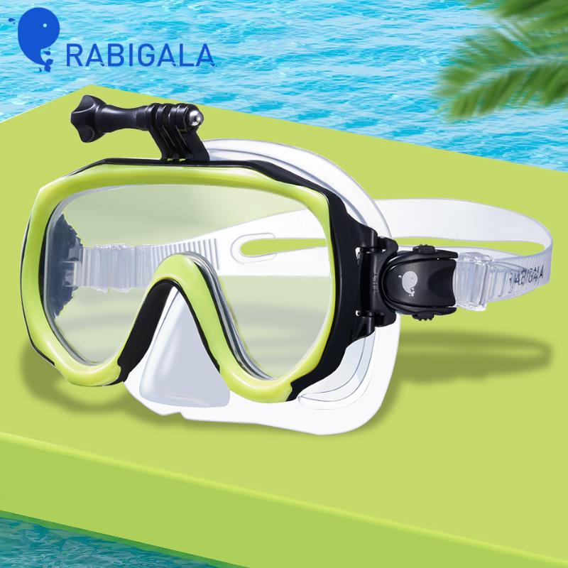 Óculos para Adultos Máscara de Snorkelling Suporte de Câmera Embutido Óculos de Mergulho