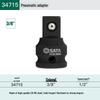 Pneumatic Adapter: Electric Wrench Air Gun Socket Converter - Large to Medium