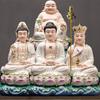 1PCS18x17x25cm Ceramic Guanyin Bodhisattva Buddha Statue Shakyamuni Bodhisattva Ksitigarbha King Worship Ornament