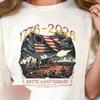 250th Anniversary USA Tshirt Patriotic 4th of July Tee High Quality Cotton Regular Short Sleeve Graphic T Shirts Unisex Adult