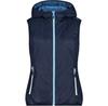 CMP Woman Reverse Vest Fix Hood