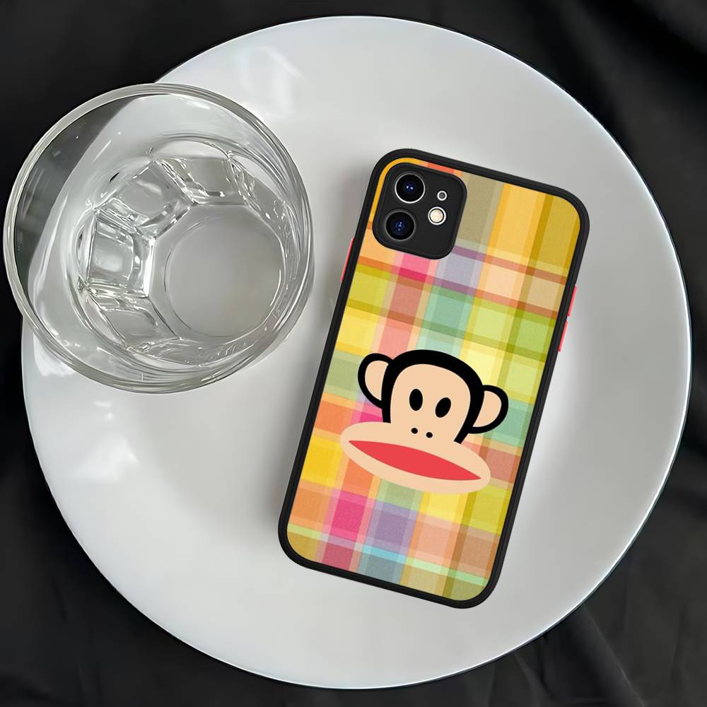 Famous Luxurious P-paul F-frank For iPhone 16 15 14 13 12 11 Pro Max X XS MAX Plus Translucent Black Phone Cover