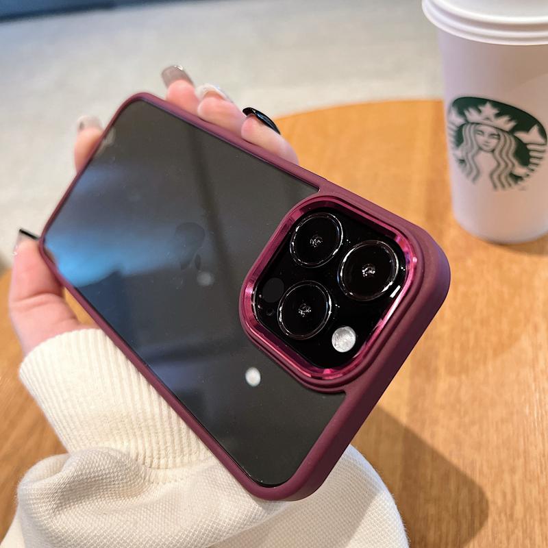 Luxuriöse stoßfeste Panzerung Klare Hülle für iPhone 15 14 Plus 13 12 Mini 11 Pro Max X XR XS 7 8 Weiche Bumper Harte Acryl Hybrid Abdeckung