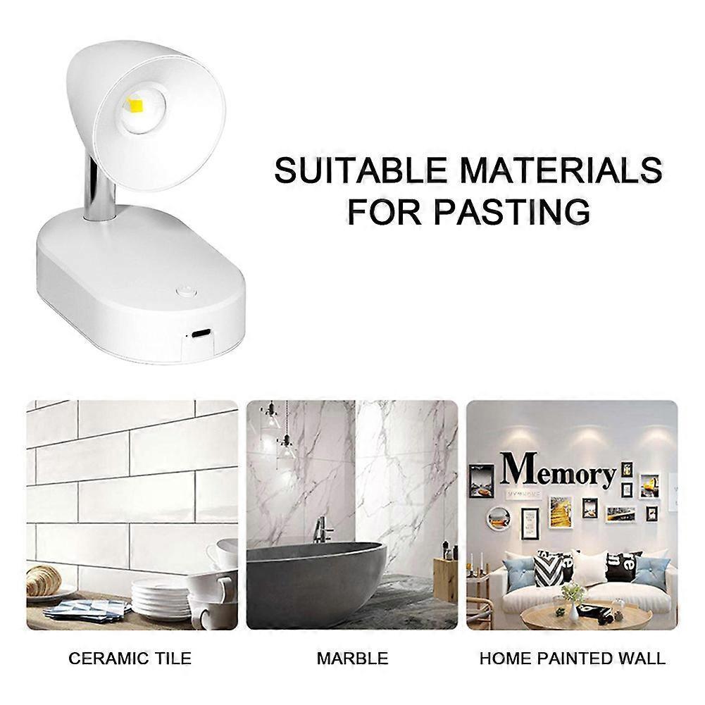 Wireless Wall Light Rechargeable Dimmable LED Wall Lamp for Living Room