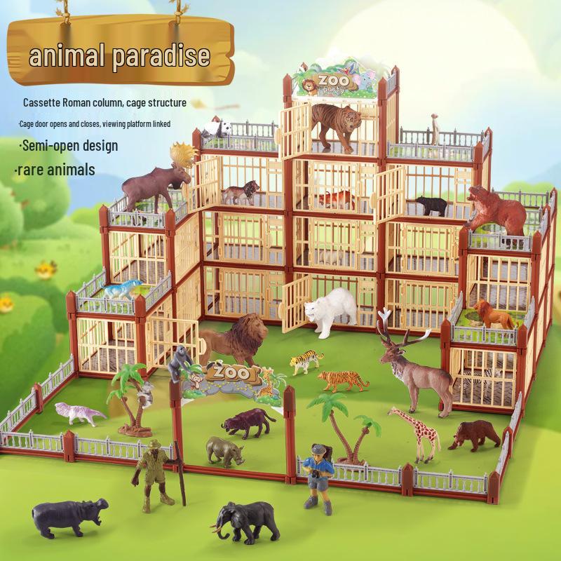 

1 июня Кукольный домик для девочек Замок и Дино-ферма Игрушка Подарок