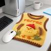 Knitted Sweater Print Mouse Pad Non-slip Base Waterproof Home Office Gaming Computer Laptop Mousepad Desk Mat PC Accessories