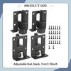 4 Furniture Leveling Feet with Screw, Heavy Duty, Multi-Purpose, Adjustable, for Sofa, Bed, Bench,