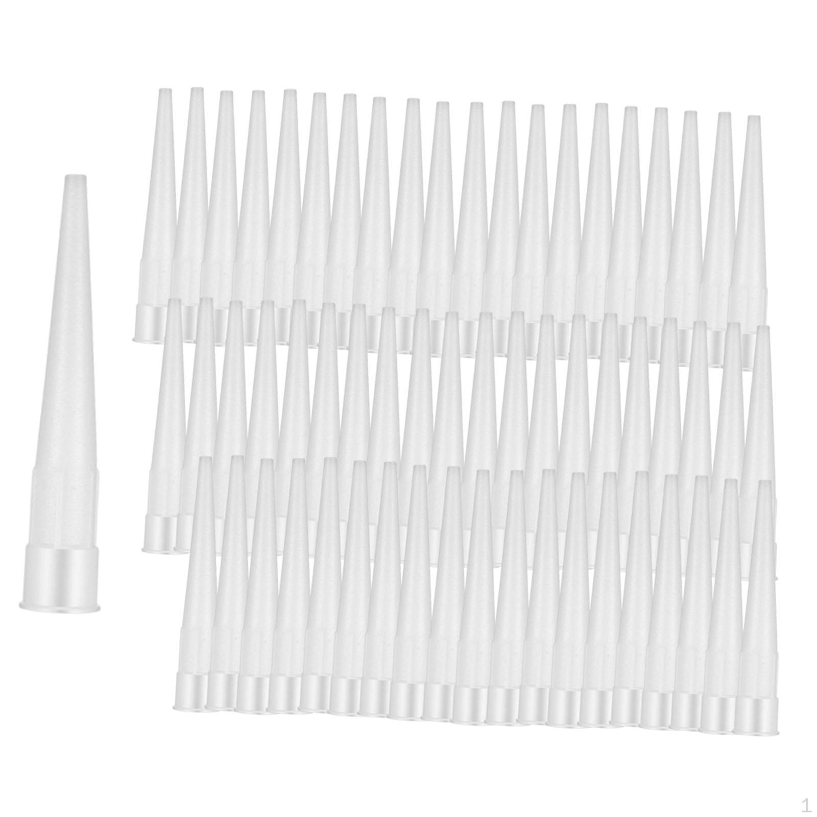 

60Pcs Caulking Nozzle Tips Cone Nozzles Sealant Application Tool Kit Replace Easy to Use Sturdy