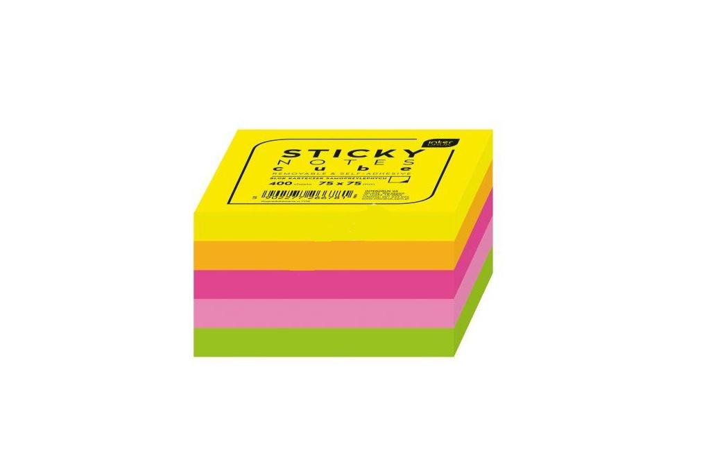 Sticky notes 400 p6 75x75 interdruk