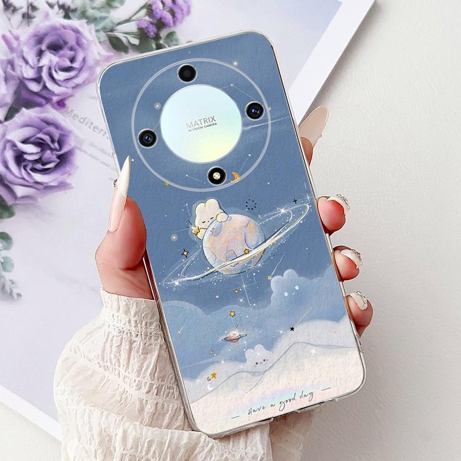 For Honor X9a Case Magic5 Lite Popular Luxury Painted Cover Soft Slim Phone Case For Honor Magic 5 Lite HonorX9a Back Cover Bags