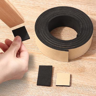 3x50*5000mm Non-slip EVA Foam Cabinet Foot Table Chair Leg Protective Pad Self-Adhesive Floor Mat Home Furniture Square Mute Pad