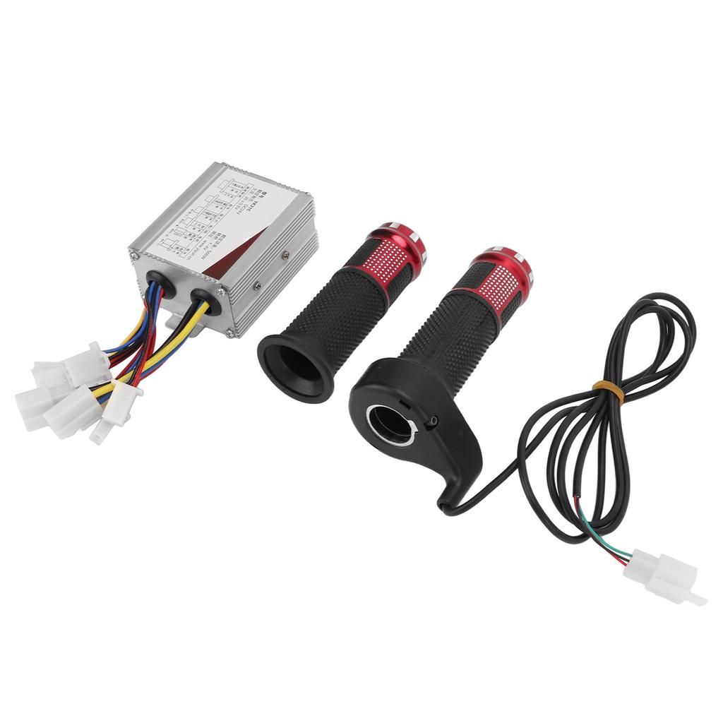 Sada ovladače elektrického kola 24V 500W Stabilní hliníkový plášť Rukojeť ovladače elektrického kola pro kolo