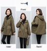 Parka Mi-Long pour Femme - Hiver 2024 Coupe Ample Tendance Manteau en Coton Doublé Polaire