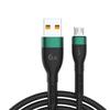 2m Nylon Braided Android 6A Fast Charging Micro USB Cable