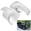 2Pcs Rückspiegel Abdeckung Chrom Kappen Fit für Land Rover Discovery Freelander 2 Range Rover Sport