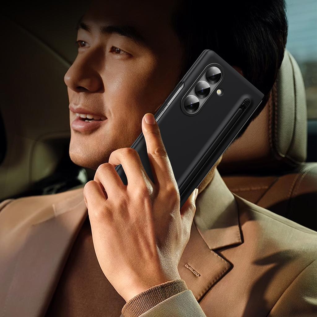 For Samsung Galaxy Z Fold7 5G Case Hard PC Phone Cover with Stylus