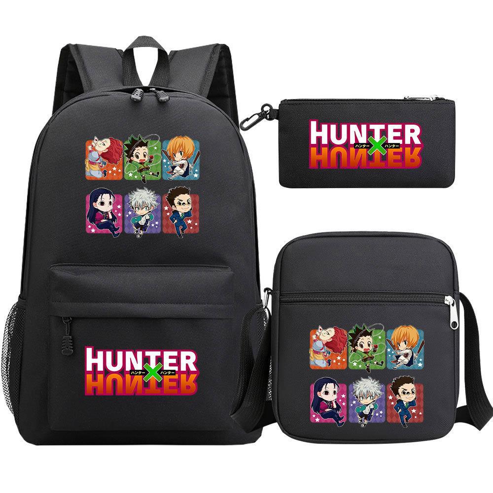 Animation, Full-Time Hunter, Young Students, School Bags, Men'S And Women'S Leisure Travel, Backpacks, Trendy Computer Bags