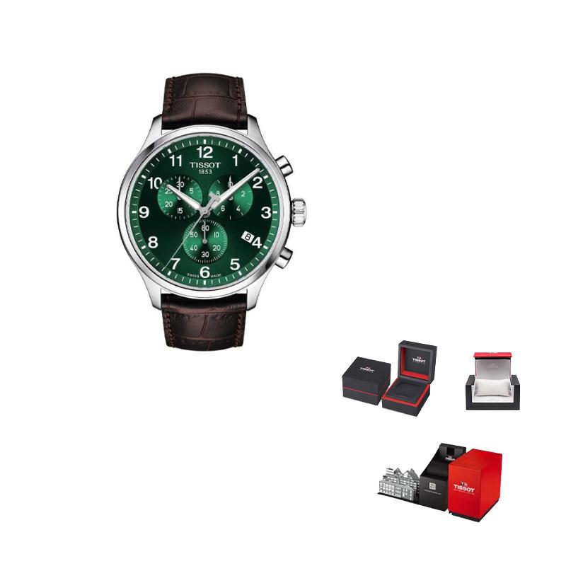 

TISSOT Soko Collection Quartz Movement Waterproof Unisex Watch 45mm Green Dial Stainless Steel Case T116.617.16.092.00 Green Dial