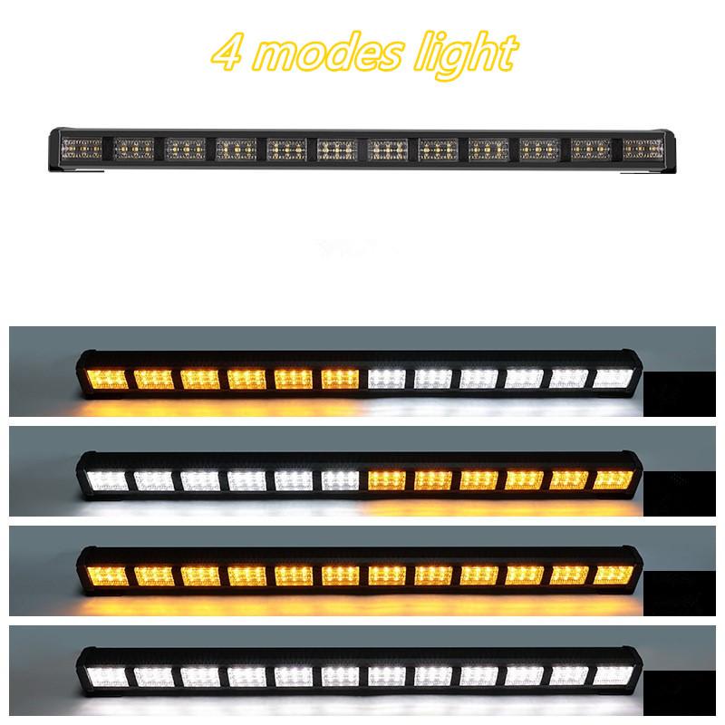 

4 Flash Patterns Car LED Strobe Light Truck Emergency Signal Lamps Flashing Windshield 108LED Police Lights Strobe Light 9V-36V