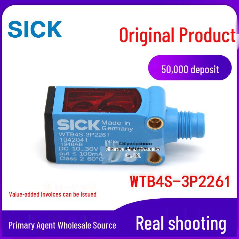 New Genuine WTB4S-3P2261 1042041 Photoelectric Sensor with Diffuse Reflection & Background Suppression