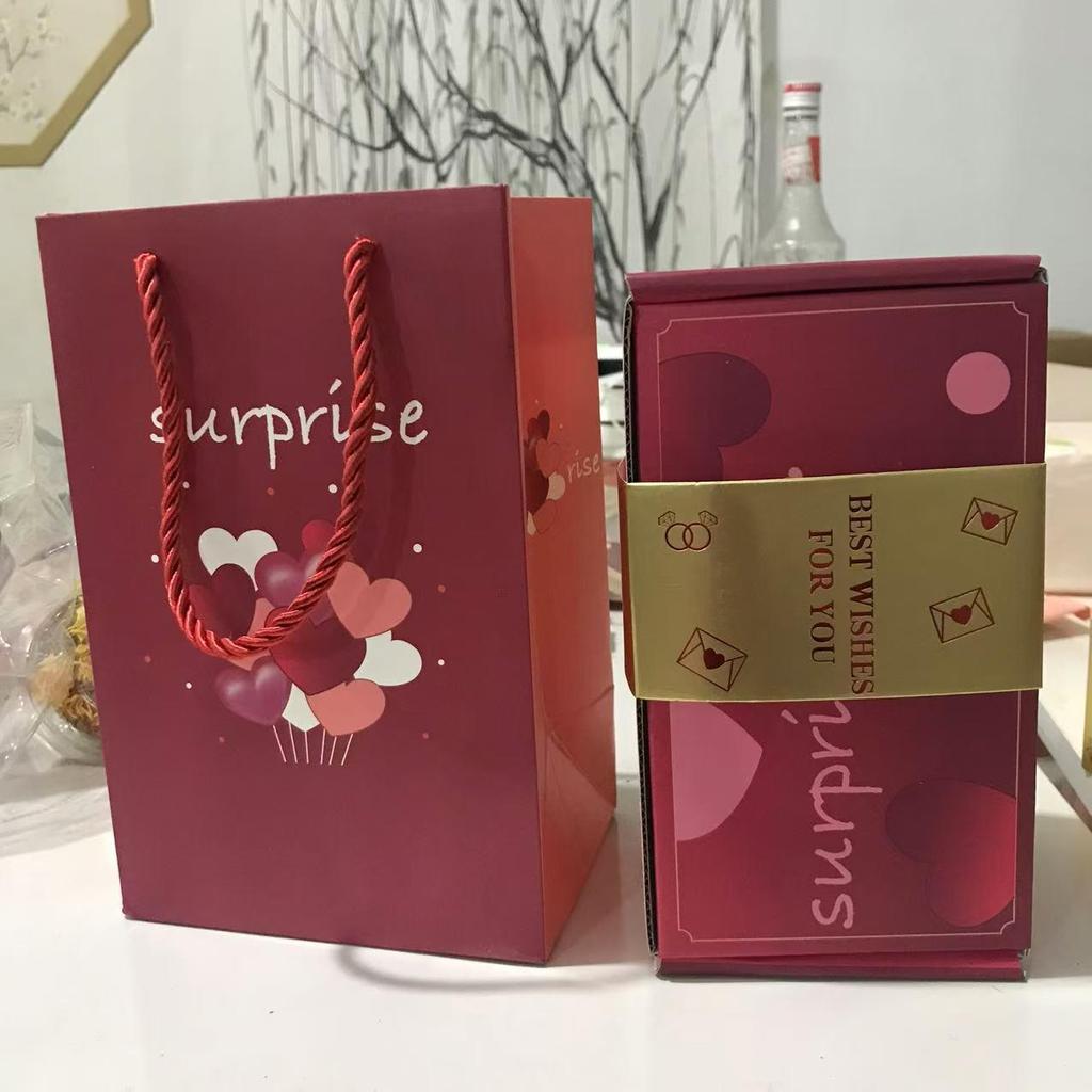 Surprise Pop-up Box Gift for Birthdays, Valentine's, Qixi & Christmas