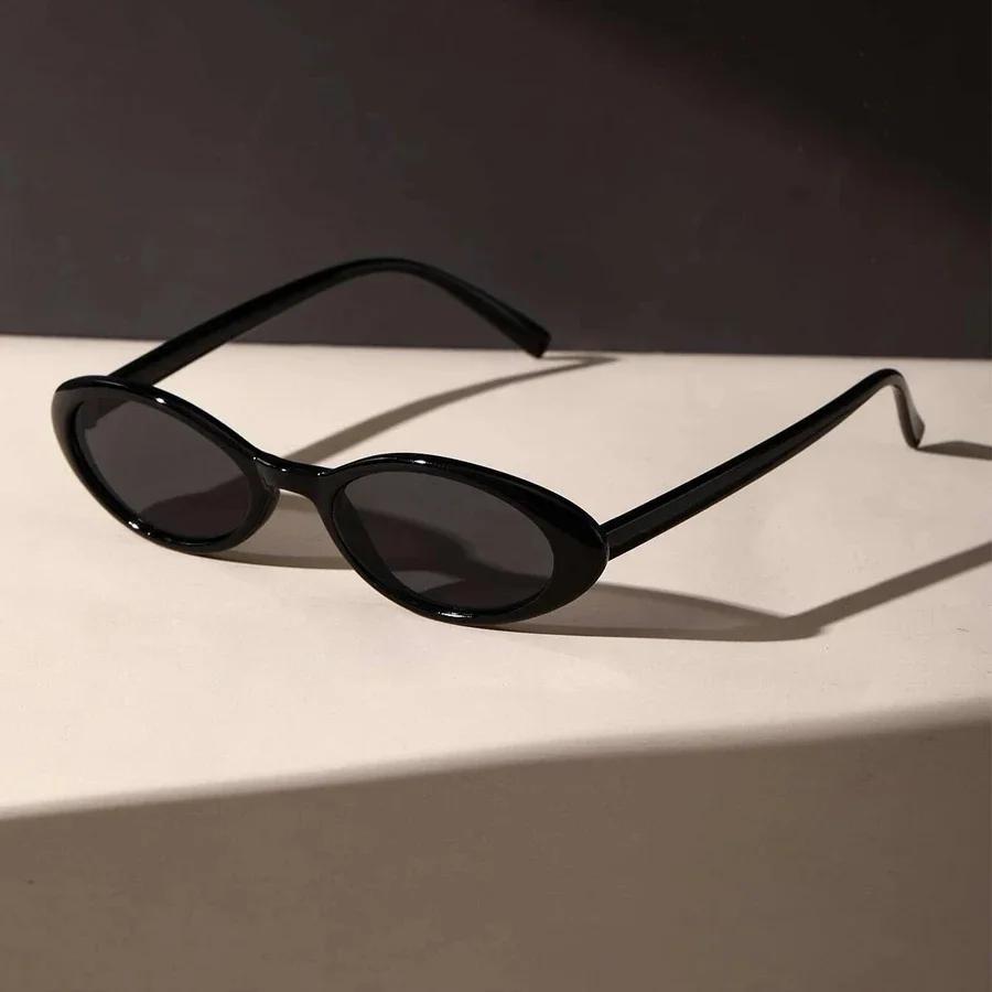 Sexy Small Oval Womens Sunglasses New Style Fashion Style Leopard Brown Sun Glasses Female Retro Style Hip Hop Shade Y2k Eyeglasses
