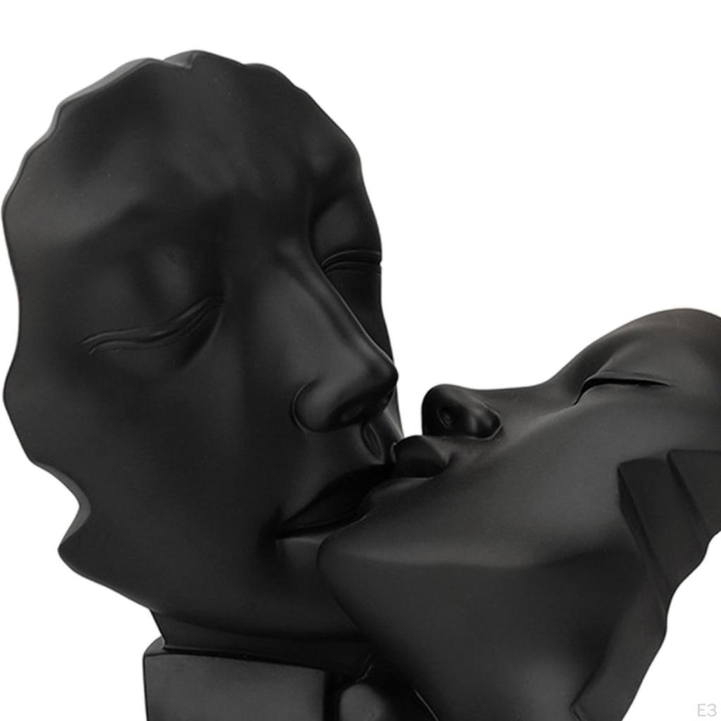 Carved Resin Sculpture Lovers Figurines Abstract Statue Collection Desktop Cabinet Housewarming