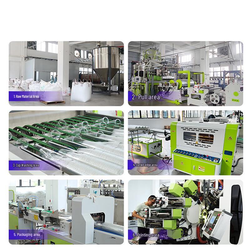 HUIHUADU Disposable PET Cold Drink Cups