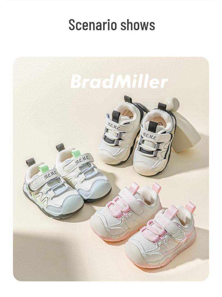 2025 Autumn Toddler Girls' Breathable Non-Slip First Walking Shoes