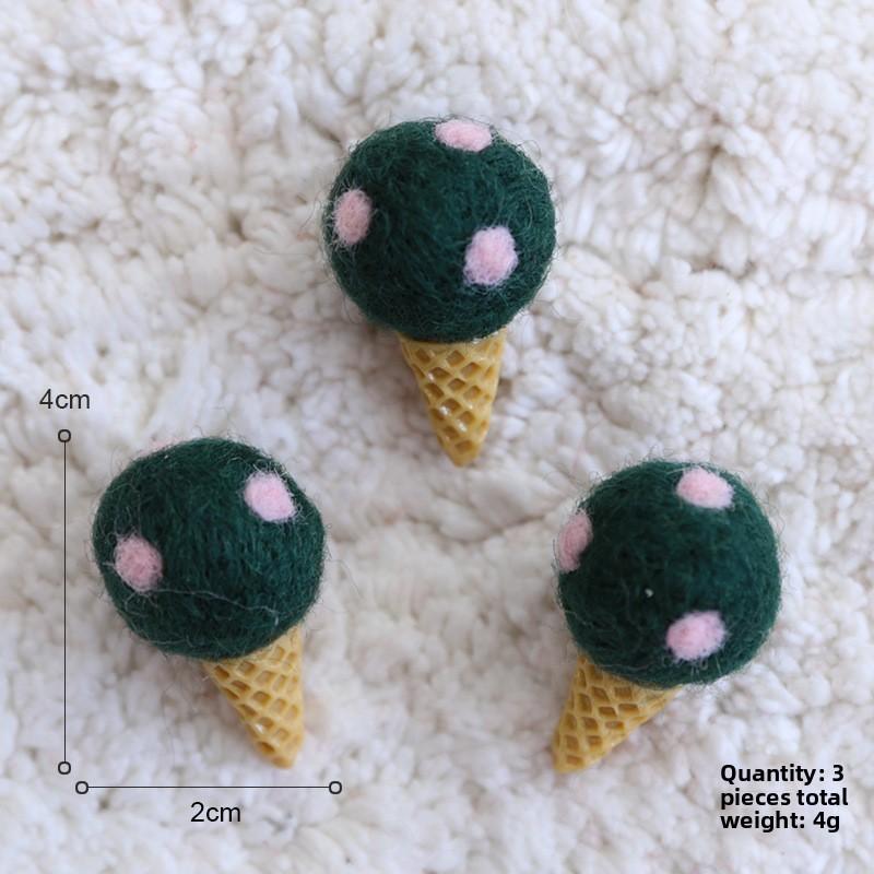 

Рождественская леденцовая елка, декор в форме мороженого с подвесными игрушками, для праздника Green Dots Ice Cream