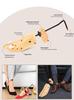 Adjustable Pine Wood Shoe Stretcher for Men & Women - High & Flat Heel
