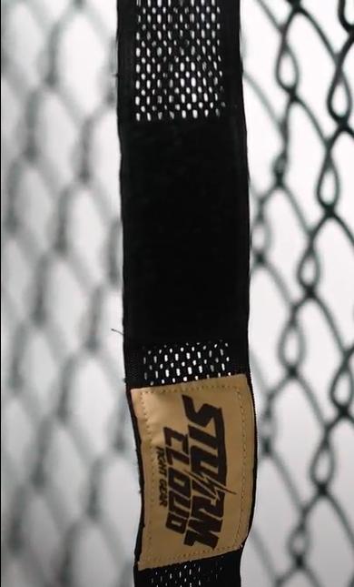 StormCloud Boxing/MMA Hand Wraps HW MESH Black 2.5m