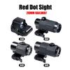 Eot**h G45 5X Magnifier Sight Scope G33 G43 3X Folding Side Flip Magnifiers Tactical Combo Hunting Amplify Adjustable Scopes