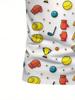 Men's Short Sleeve Polo Shirt with Flat Digital Print Pattern - No Texture
