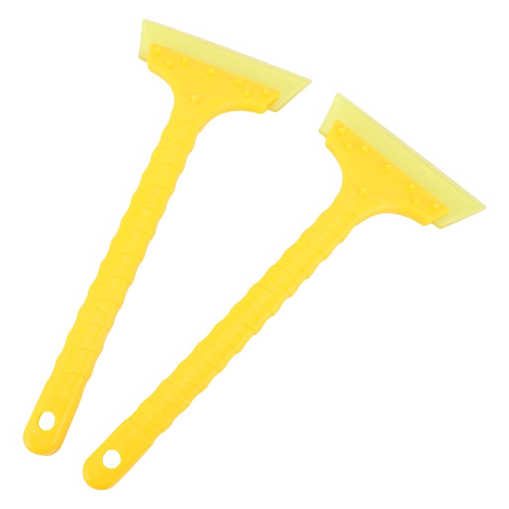 2 szt. Łopata do śniegu Samochodowa Skrobaczka do lodu Miękka Guma do Zbierania Wody z Szyby Samochodowej Okna Lusterka Drzwi