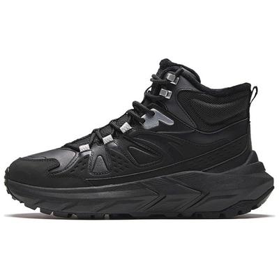 Stoßdämpfende Verschleißfeste High-Top Outdoor Funktionsschuhe Damenschuhe Schwarz 122418982-2