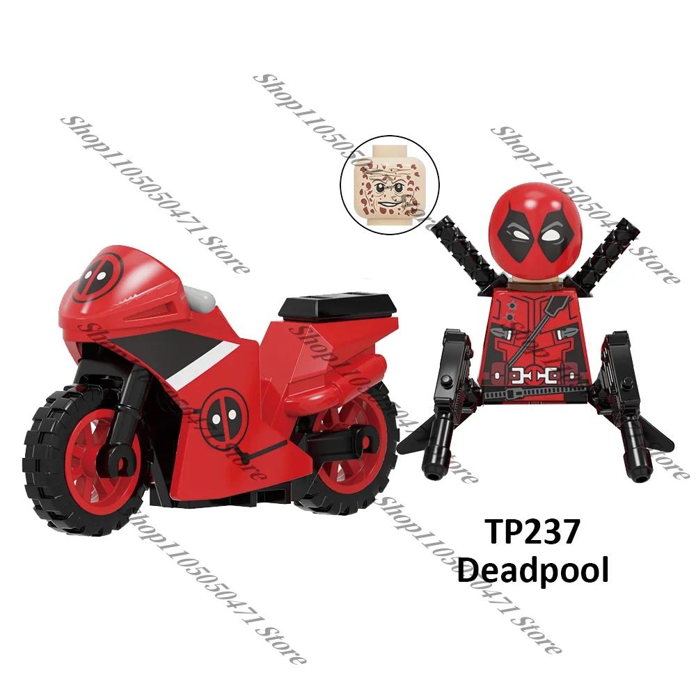 Hot-toys Marvel MINI action character Black Panther Deadpool Wolverine Thor building block brick toy children's gift