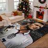 1PC David Manchester United Legend Rug Game Carpet, Floor Mat for Bedroom Living Room Entryway Rug, Home Decor Idea Gift for Christmas Birthday