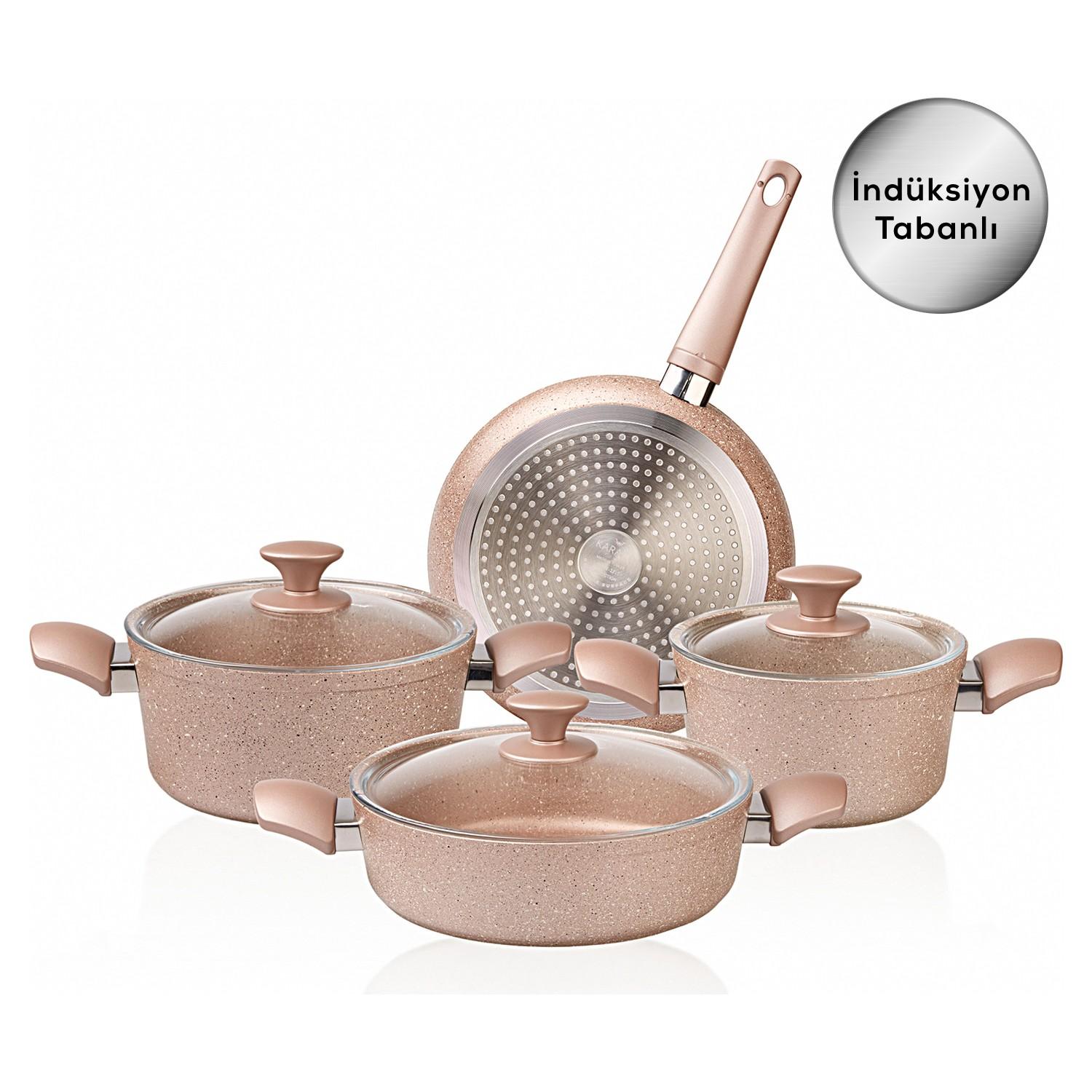 

Набор посуды Karaca Biogranit Antique Rose V1 из 7 предметов