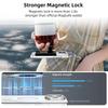 Wallet Stand with Pop Socket and Adapter Ring for Magsafe Magnetic Stand Holder with Collapsible Phone Grip Wallet