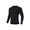 Li Ning Badminton Serie Winter Trainingssport Warmes eng anliegendes Langarm-Hoodie Herren Hoodies Schwarz AUDR101-1